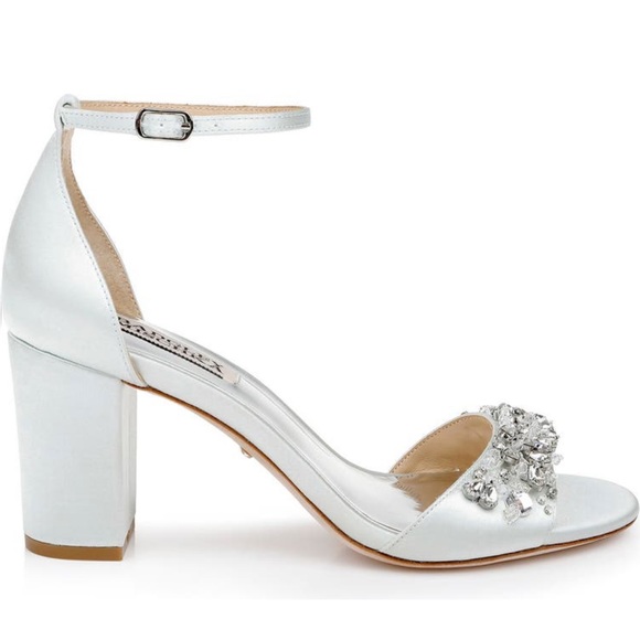 Badgley Mischka Tempest Embellished Block Heel Sandal - Picture 3 of 6